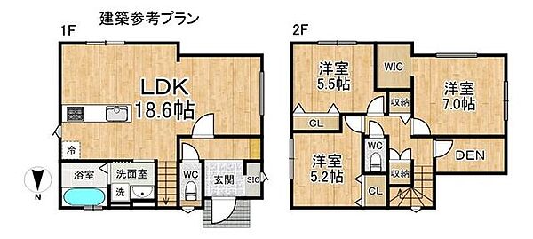 建物プラン例（間取り図）