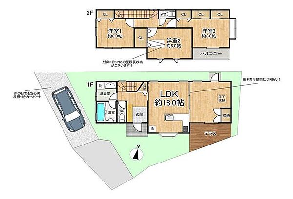 ◆2階建◆3LDK◆土地面積135.85m2◆建物面積92.74m2