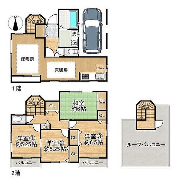 間取りを拡大表示