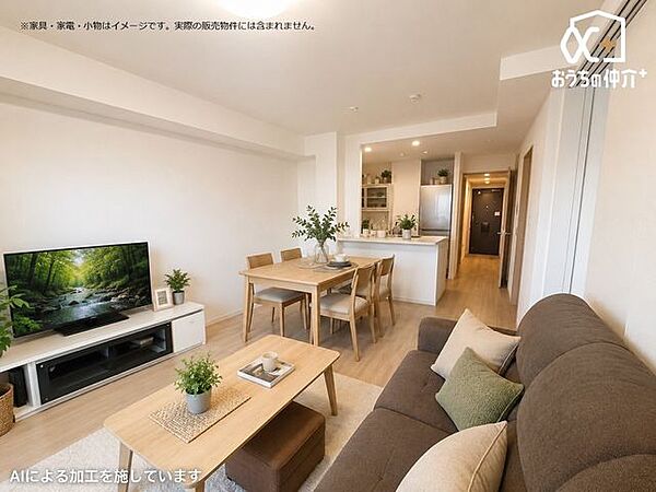 天井が高く、朝日がたっぷり差し込むリビング。広々とした空間は家族との会話も弾み、心地よいひとときを演出します。