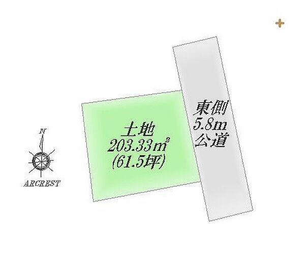 敷地61坪、お庭でガーデニングも楽しめます。