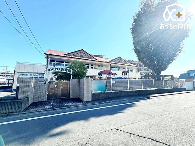 わくわく保育園 徒歩8分。【保育時間】7:00-18:00（延長19:00まで） 【定員】90人 【受入年齢】生後57日から就学未満 610m