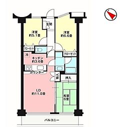間取図画像 3LDK