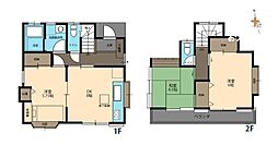 西東京市柳沢2丁目 3DKの間取り