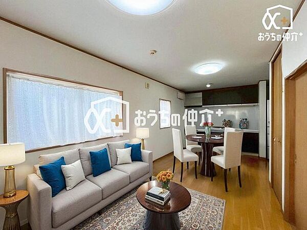 ※こちらの写真は、実際のお部屋を【AI加工】による《家具配置》を施したものになります。■イメージ画像のため、実際のお部屋とは異なる部分がございます。