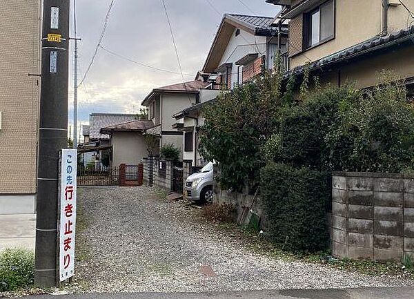 前面道路付近