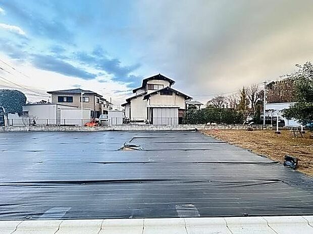 車通りの少ない落ち着いた住宅街