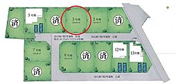 所沢市中富 全13区画 3号地