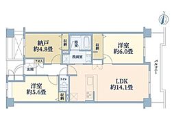 間取図画像 3LDK