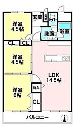 間取図画像 3LDK
