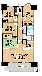 ジェイグラン・エル茨木 4LDKの間取図画像