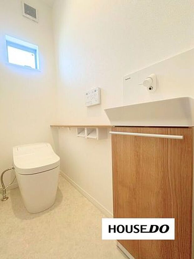 手洗い器付きのトイレ!来客が多い方には嬉しいですよね♪