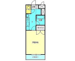 オオキタ・コーポレーションビル 1Kの間取図画像