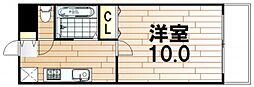 ベル・メゾン津島 1Kの間取図画像