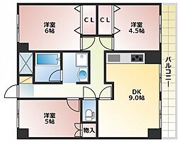 アンシャンテダイシン 3DKの間取図画像