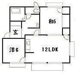 メゾンエトワールB 2LDKの間取図画像