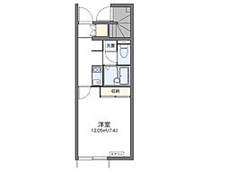 レオネクストグロリア京橋南 1Kの間取図画像