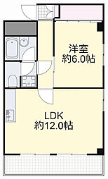 ナーチャー田町 1LDKの間取図画像