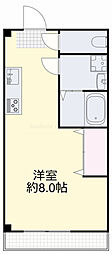 にっせんれん21 ワンルームの間取図画像