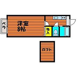 K&T98 1Kの間取図画像