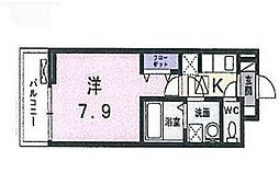 S-36 1Kの間取図画像