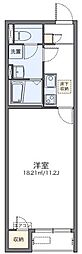 レオネクストサンサプール 1Kの間取図画像