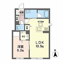 COLORER 1LDKの間取図画像