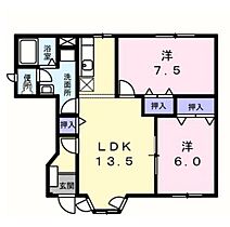 岡山県岡山市中区雄町（賃貸アパート2LDK・1階・60.13㎡） その2