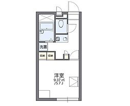 レオパレスサンシャイン土田 1Kの間取図画像