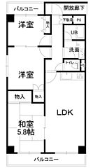 物件の間取り
