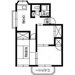 喜タヤB 3DKの間取図画像