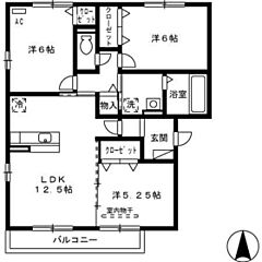 物件の間取り