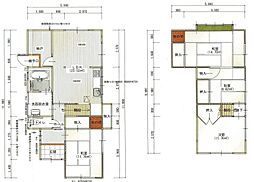上福原M借家 4SLDKの間取り