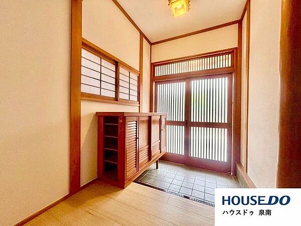 「ただいま」と「おかえり」が行き交うホッとするあたたかい玄関です。