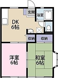 間取図画像 2DK