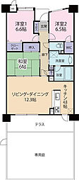 ディーグランセ音羽町駅 3LDKの間取図画像