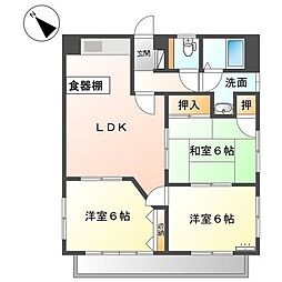 セーフティーメゾン新富士 3LDKの間取図画像