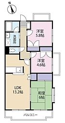 キャッスルベリー 3LDKの間取図画像