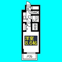 愛知県名古屋市中村区名駅南1丁目511（賃貸マンション1K・2階・26.66㎡） その2