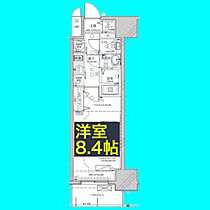 愛知県名古屋市西区幅下2丁目20-24（賃貸マンション1K・9階・26.22㎡） その2