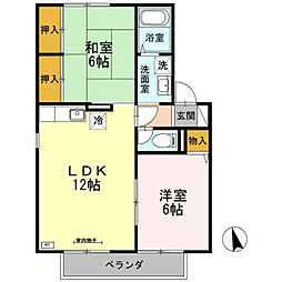 メイプルハイツ 2階