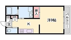 2階 / 1K / 33.22㎡