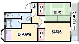 間取図画像 2DK