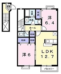 グランドゥールＢ 2階