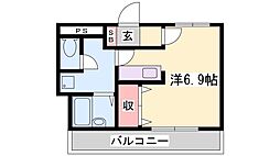 フラッツネオシティー 1階