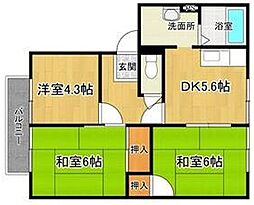 グレースヒルズシマダC・D 1階