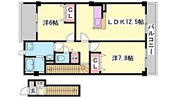 ユートピー・エイト 南 2階