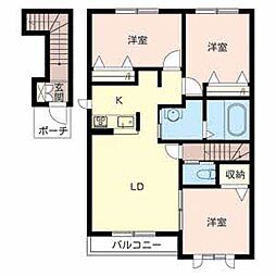 クラヴィエ花水木II 2階