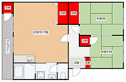 ローレルハイツ三木2号棟 4階