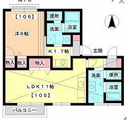 タウニィカナ 1階